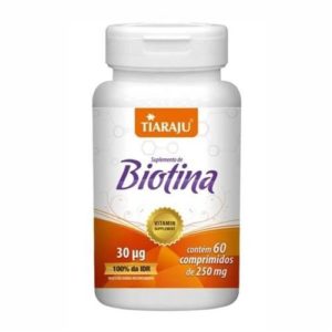 Biotina 45mcg – 60 comprimidos – Tiaraju